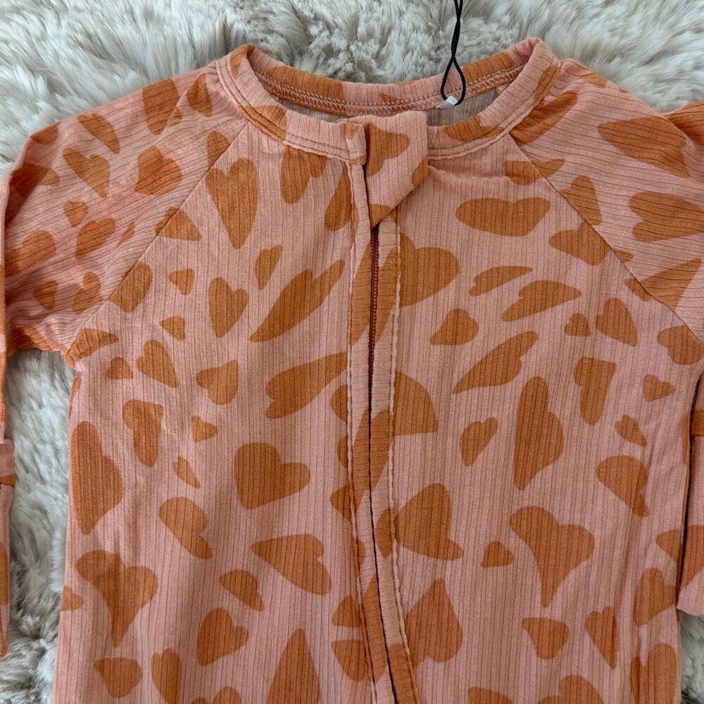 Bamboo Brixton Phoenix Heart Zippy Size 0/3 Months - Picture 2 of 5
